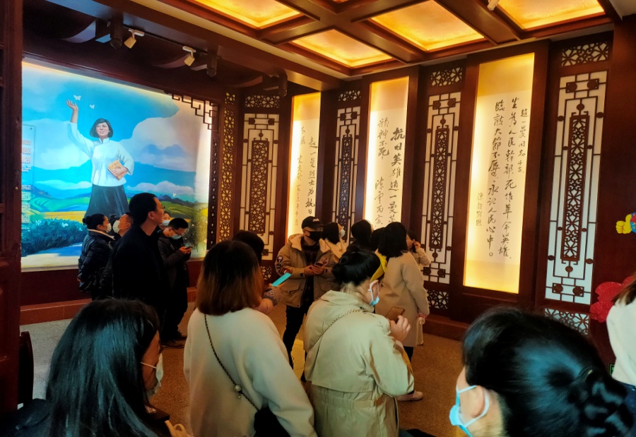 菜壩水廠(chǎng)黨支部組織參觀(guān)趙一曼紀(jì)念館