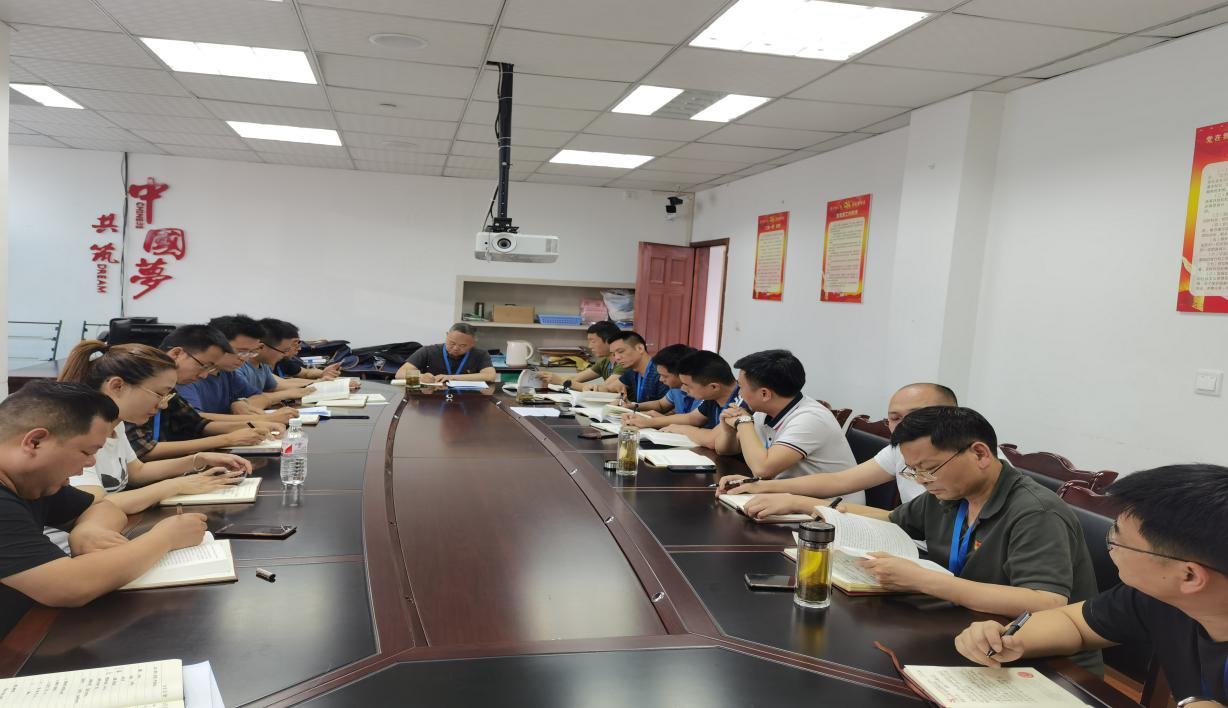 集團(tuán)公司黨委委員、副總經(jīng)理劉林為二支部上專題黨課